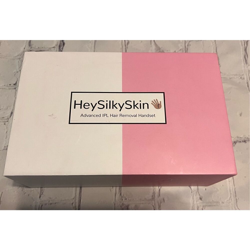 Hey Silky Skin Women's Advanced IPL Hair Removal Handset Rose Gold Pink New - Picture 9 of 15